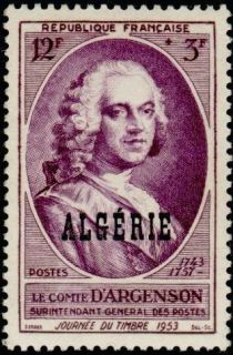 Marc-Pierre, Comte d´Argenson (1696-1764) overprinted