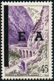 Kerrata Gorges overprinted “EA”