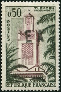 Tlemcen Mosque, Algeria - Overprinted “EA”