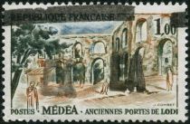 Medea Ancient Gates overprinted "EA"