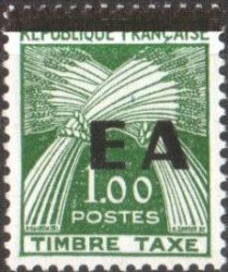 Sheaves of Wheat overprinted “EA”