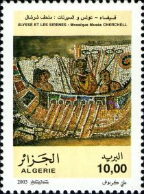 Ulysses and the Sirens: Mosaic Museum Cherchell