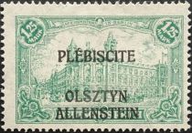 "General Post Office" overprinted OLSZTYN-ALLENSTEIN