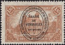 "General Post Office" overprinted TRAITE DE VERSAILLES