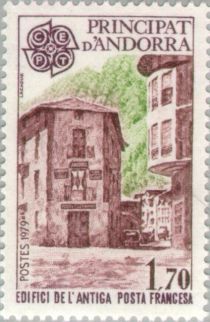 First french postoffice in Andorra la Vella