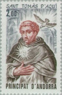 St. Thomas Aquinas (1225-1274), theologian and philosopher