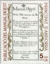 Frontpage of the First Edition of the 'Manual Digest' (1748)