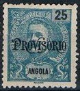 King Carlos I overprinted "PROVISORIO"