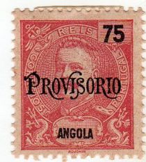 King Carlos I overprinted "PROVISORIO"