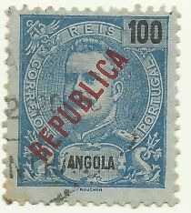 King Carlos I - local overprint "REPUBLICA"