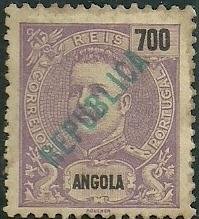 King Carlos I - local overprint "REPUBLICA"