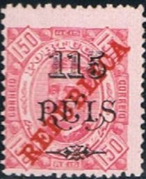 King Carlos I, Lisbon overprint "REPUBLICA"