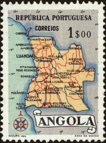 Map of Angola