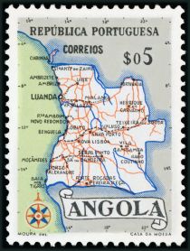 Map of Angola