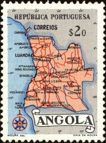 Map of Angola