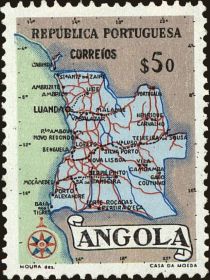 Map of Angola