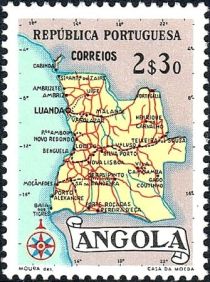 Map of Angola