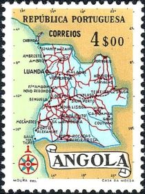 Map of Angola