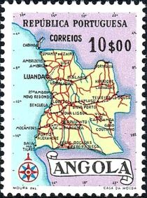 Map of Angola