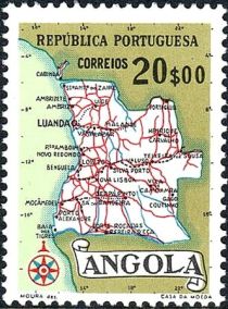 Map of Angola