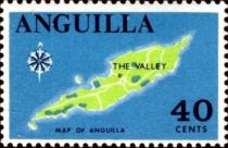 Map of Anguilla