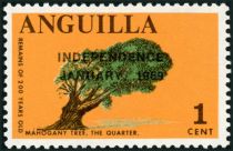 200 Year Old Mahogany Tree in "The Quarter" - Overprinted