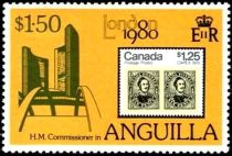 City Hall, Toronto and Canada 1978 $1.50 "Capex" Stamp