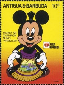 Mickey as Champion Sumo Wrestler