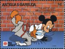 Mickey and Donald in Judo Bout