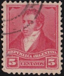 Bernardino Rivadavia (1780-1845) - Perf. 11½