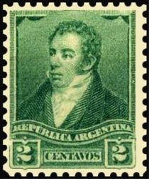 Bernardino Rivadavia (1780-1845) - Perf. 11½