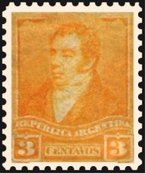 Bernardino Rivadavia (1780-1845) - Perf. 11½