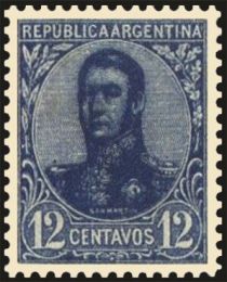 José Francisco de San Martín (1778-1850) - perf. 13¼