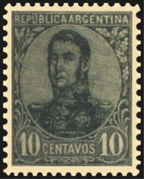 José Francisco de San Martín (1778-1850) - perf. 13¼x12½