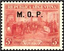 Centenary of Declaration of Independence, ovpt. “M.O.P.”