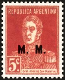 José Francisco de San Martín (1778-1850), ovpt. “M.M.”