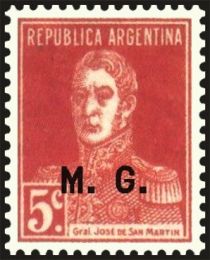 José Francisco de San Martín (1778-1850), ovpt. “M.G.”