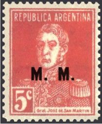 José Francisco de San Martín (1778-1850), ovpt. "M.M."