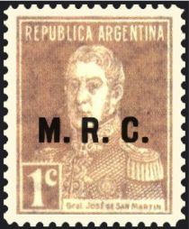 José Francisco de San Martín (1778-1850), ovpt. “M.R.C.”