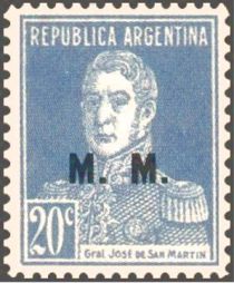 José Francisco de San Martín (1778-1850), ovpt. "M.M."