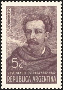 Birth centenaty of Jose Manuel Estrada (1842-1894)