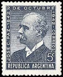 Birth centenary of José Camilo Paz (1842-1912)