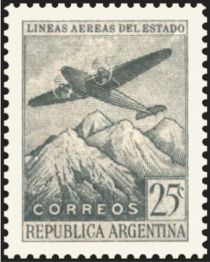 Plane over the Andes