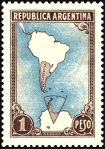 South America Map with Antarctica