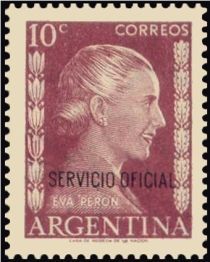 Eva Peron (1919-1952), ovpt.