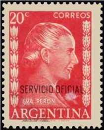 Eva Peron (1919-1952), ovpt.