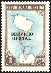 South America Map with Antartict, ovpt.