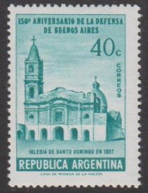 150 Ann. Defense of Buenos Aires - Church of Santo Domingo