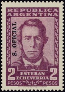 Esteban Echeverría (1805-1851), ovpt.