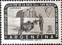 10th Anniv. of the Antarctic Station "General San Martín"